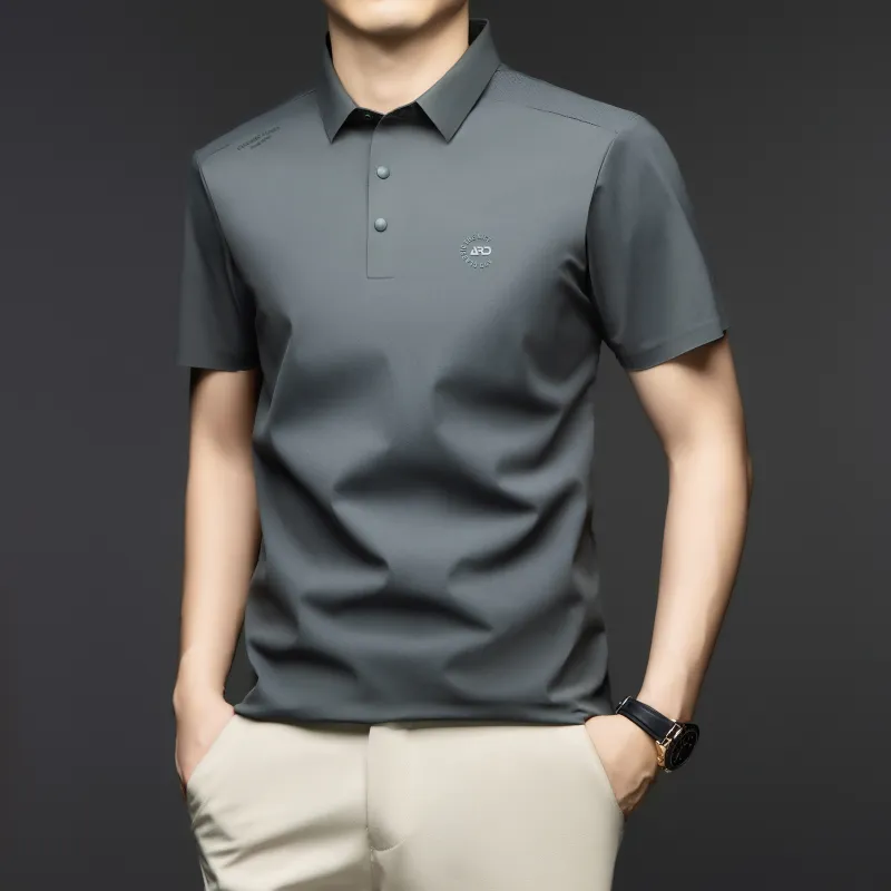 PIERRE CARDIN Polo Shirt Men's Dark Gray-3