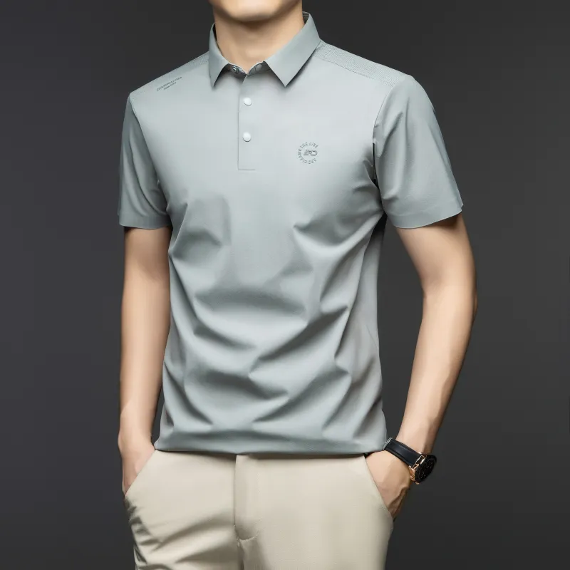 PIERRE CARDIN Polo Shirt Men's Dark Gray-5