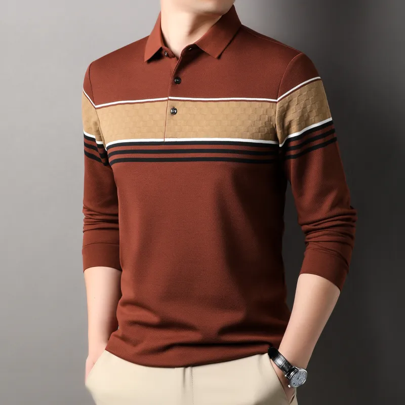 PIERRE CARDIN T Shirt Men's Orange Red-2
