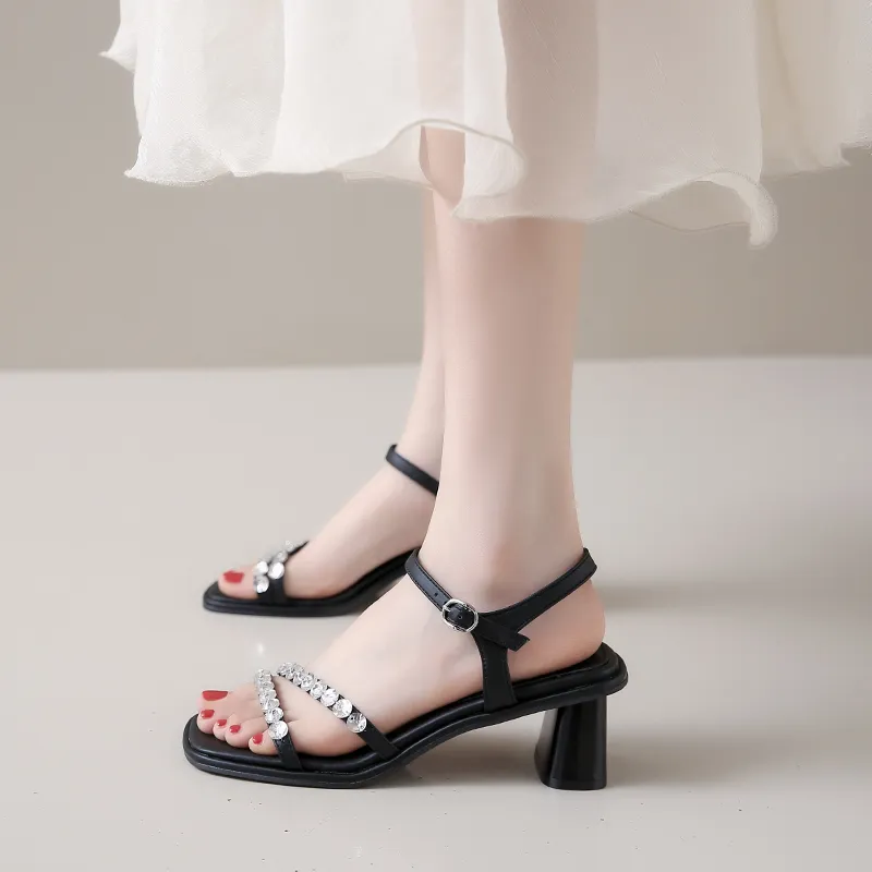 GEJIANI One Strap Sandals Women's-2