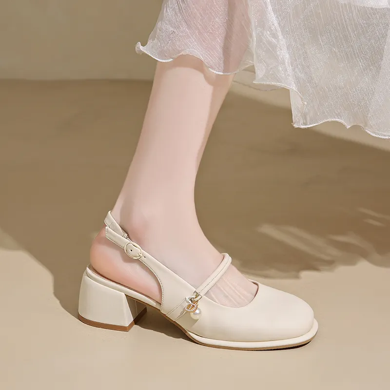 GEJIANI Chunky Heel High Heels Women's-3