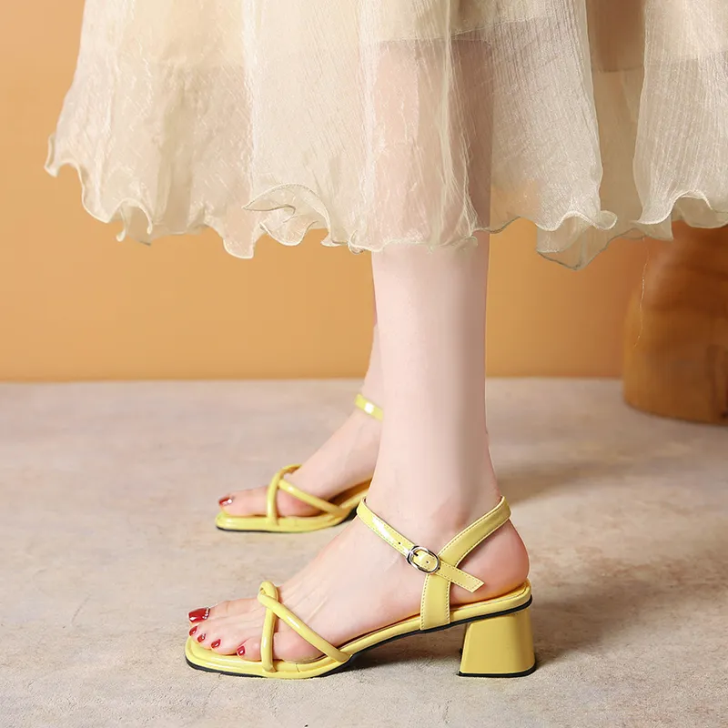 GEJIANI One Strap Sandals Women's-18