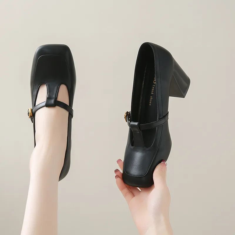 GEJIANI Chunky Heel High Heels Women's-8