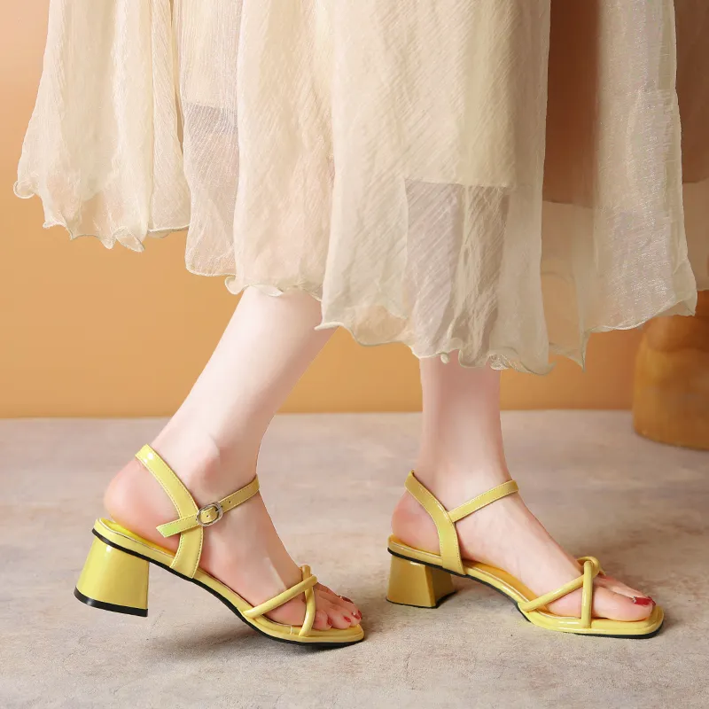 GEJIANI One Strap Sandals Women's-19