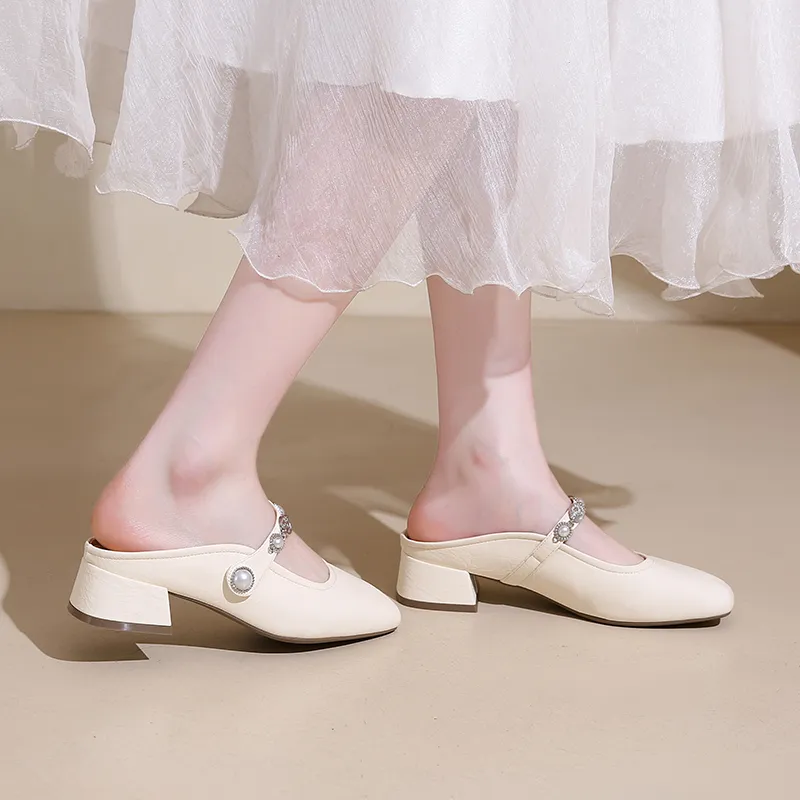 GEJIANI Abrasion Resistant Closed Toe Slippers Women's-4
