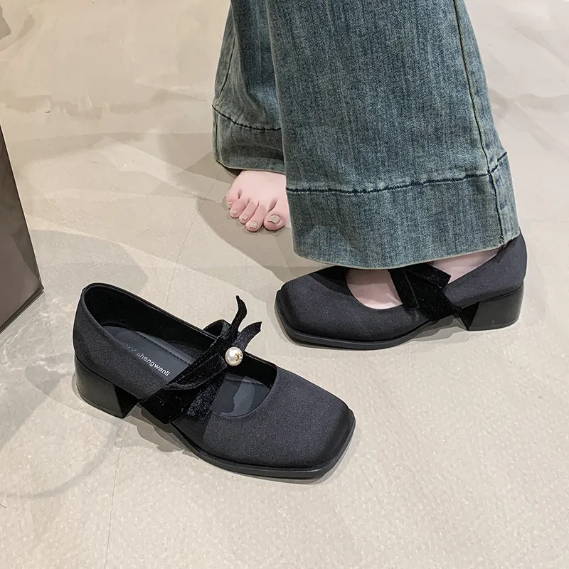 GEJIANI Chunky Heel High Heels Women's-4