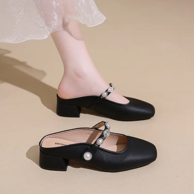 GEJIANI Abrasion Resistant Closed Toe Slippers Women's-6