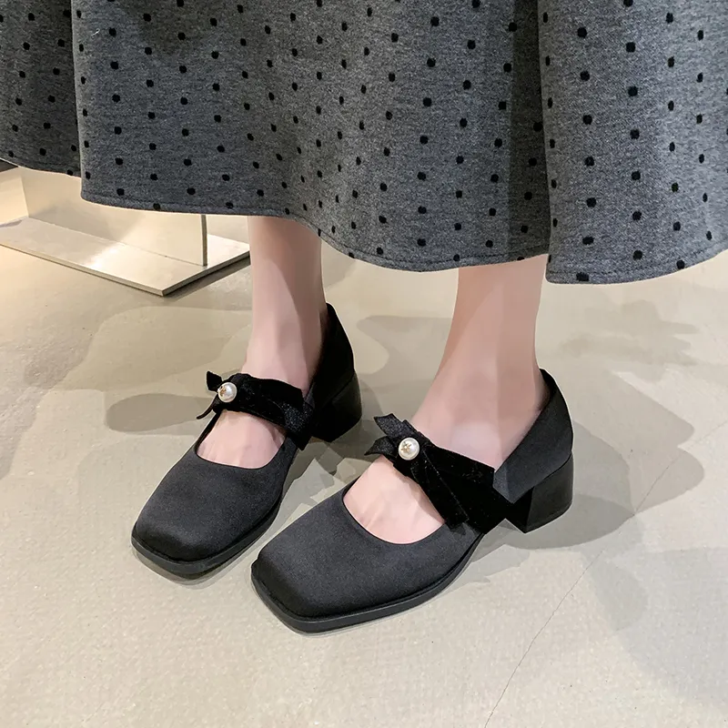 GEJIANI Chunky Heel High Heels Women's-6