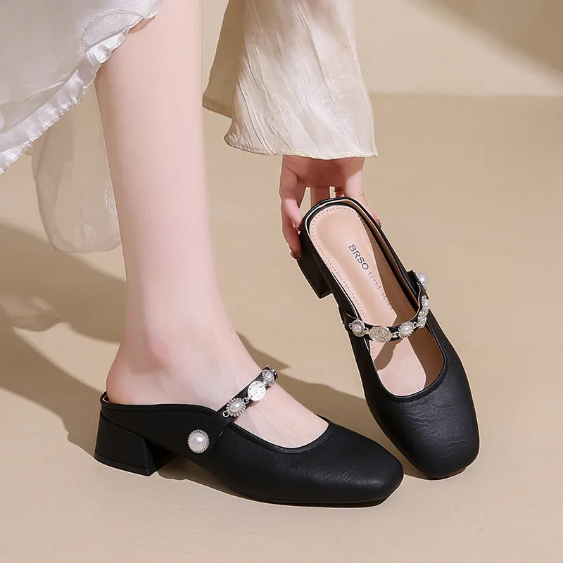 GEJIANI Abrasion Resistant Closed Toe Slippers Women's-8