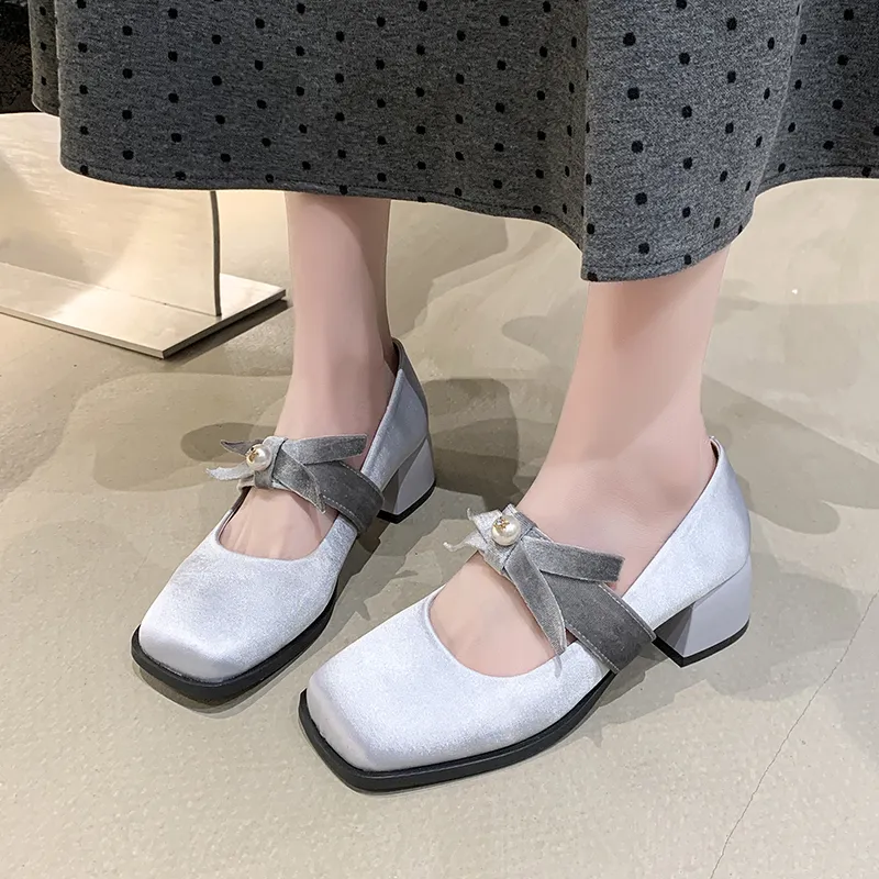 GEJIANI Chunky Heel High Heels Women's-8