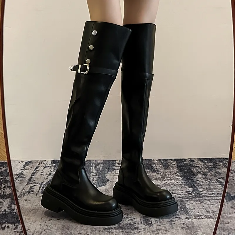 GEJIANI Over-the-knee Boots Women's-5