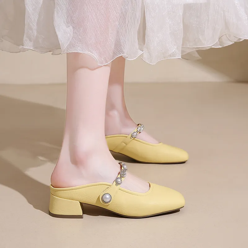 GEJIANI Abrasion Resistant Closed Toe Slippers Women's-13