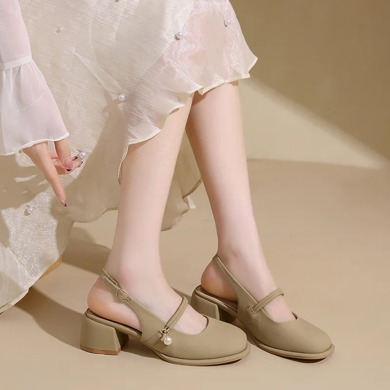 GEJIANI Chunky Heel High Heels Women's-14