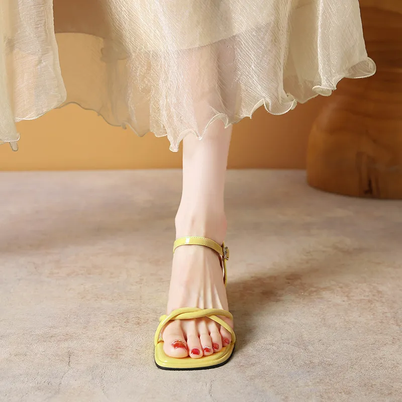 GEJIANI One Strap Sandals Women's-17
