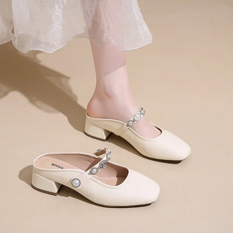 GEJIANI Abrasion Resistant Closed Toe Slippers Women's-1