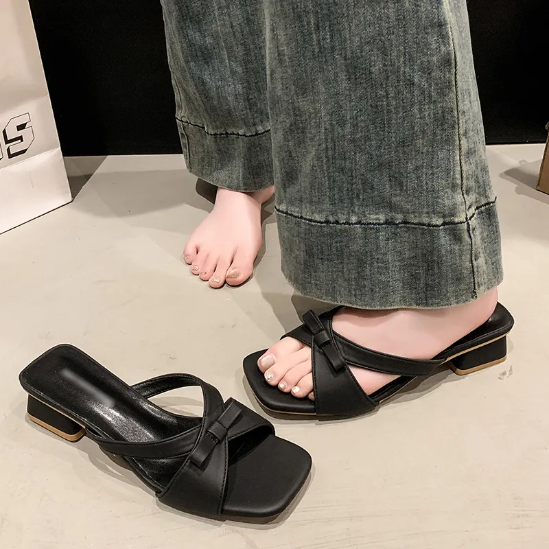 GEJIANI Rubber Sole Quick Dry Slide Slippers Women's-10