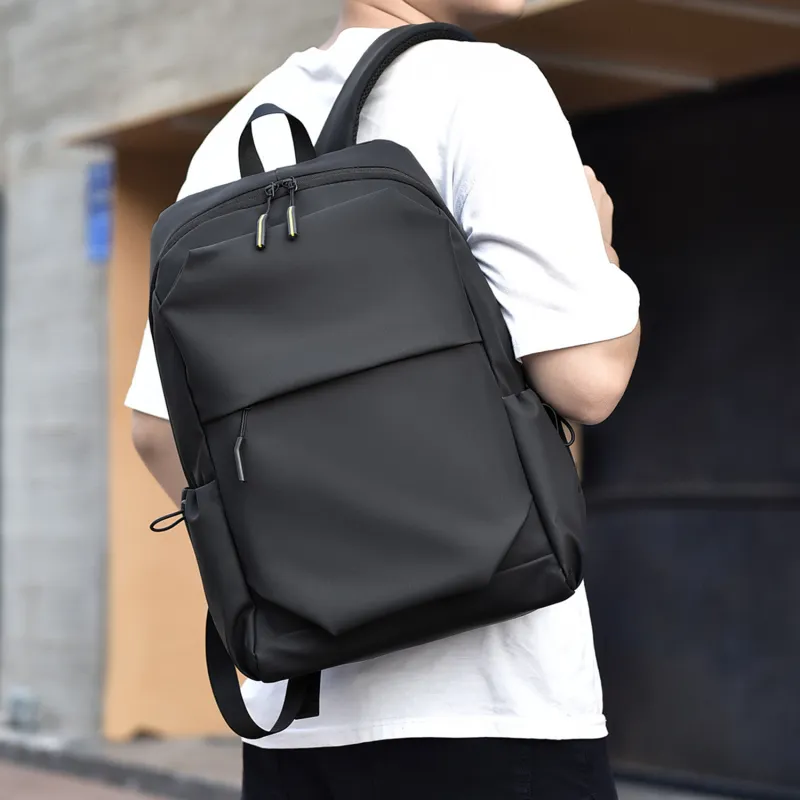 Slazenger PVC Backpack Regular Unisex Black/Gray/Green-3