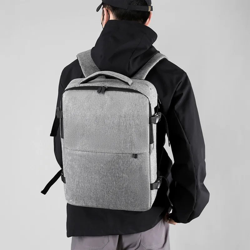 Slazenger Nylon Laptop Bag Travel Bag Backpack Unisex Gray-5