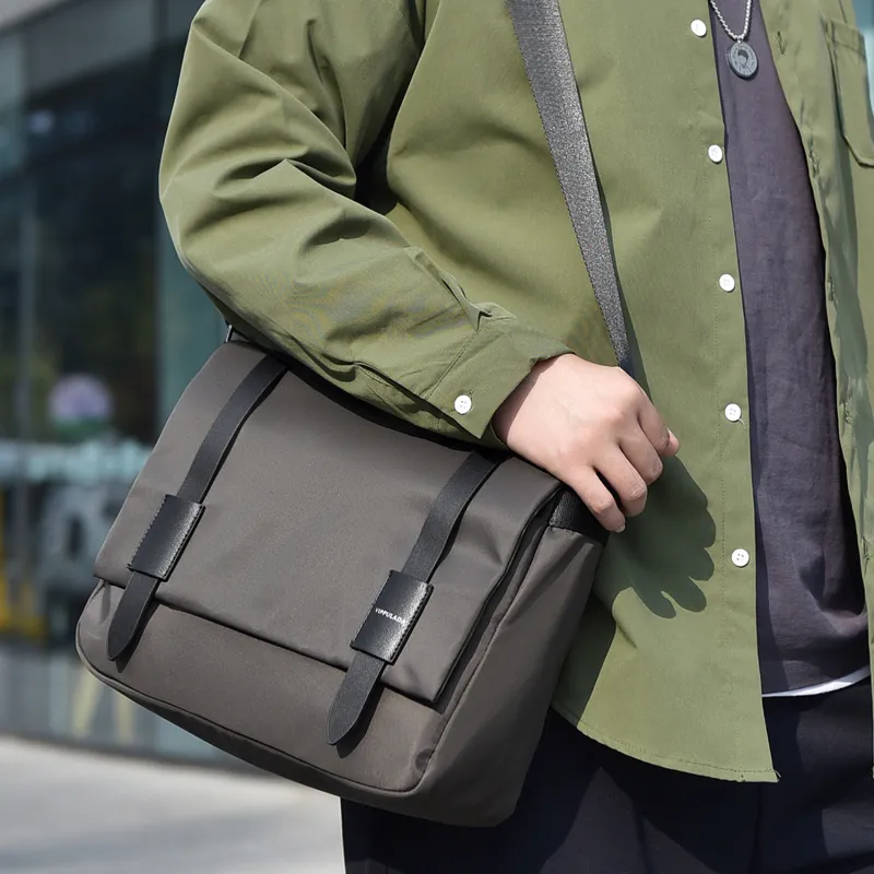 Slazenger Oxford Sports & Outdoors Messenger Bag Shoulder Bag Crossbody Bag Regular Men's Black/Green/Coffee-13