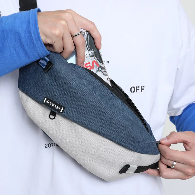 Slazenger Fabric Shoulder Bag Crossbody Bag Fanny Pack Unisex Multicolor-3