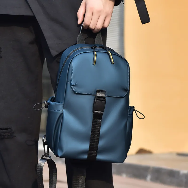Slazenger Nylon Shoulder Bag Crossbody Bag Fanny Pack Sling Bag Regular Unisex Black/Gray/Blue-9
