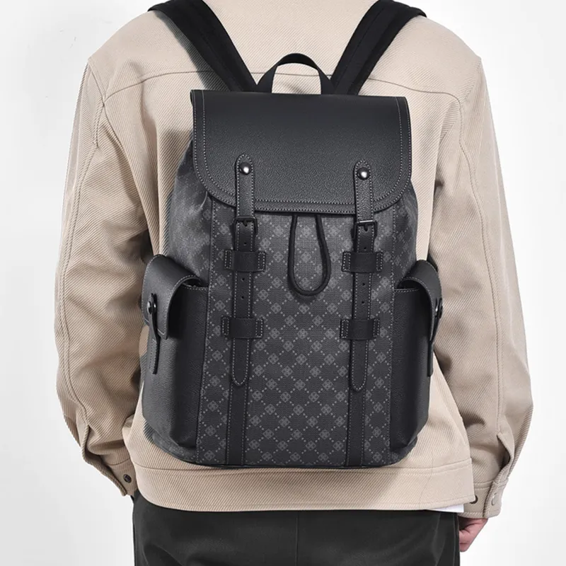 Slazenger PVC Backpack Regular Unisex Black Gray Color-6