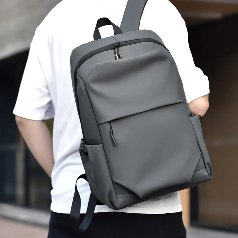 Slazenger PVC Backpack Regular Unisex Black/Gray/Green-6