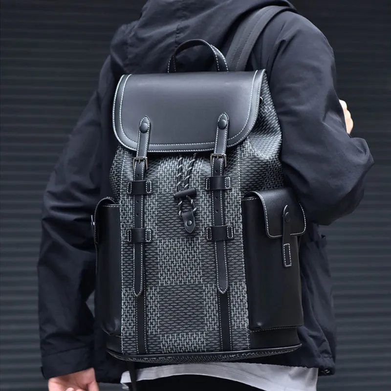Slazenger PU Backpack Computer Backpack Regular Men's Black-7