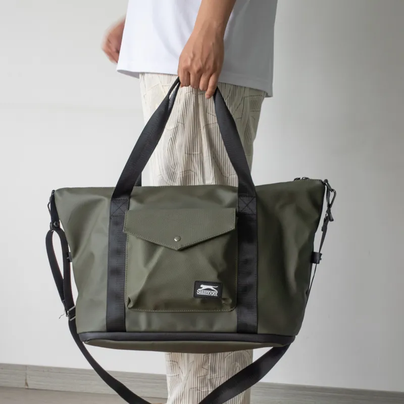 Slazenger Membrana Dermalis Crossbody Bag Tubas Unisex Olive Green-7