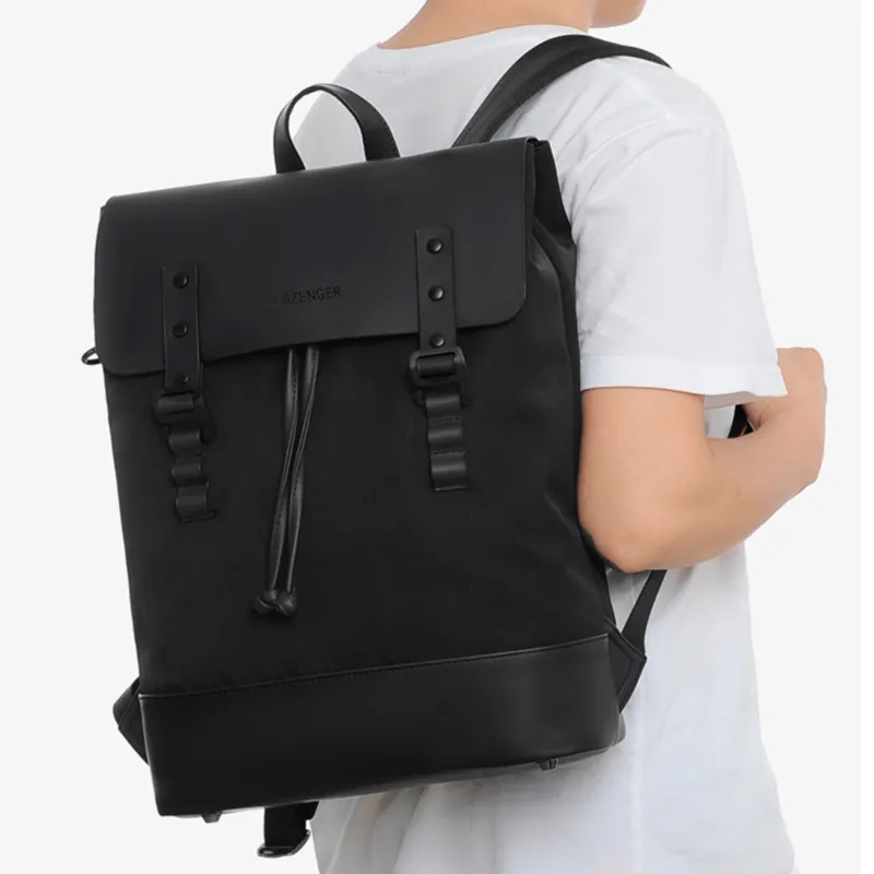 Slazenger Oxford Backpack Regular Unisex Deep Black-4