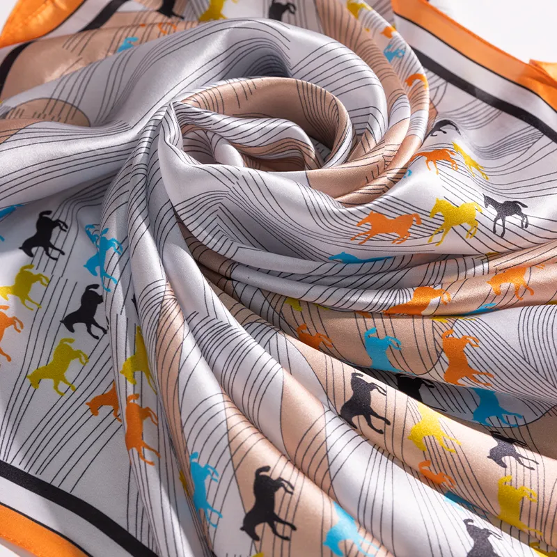 SILKUEEN 100% Mulberry Silk, Silk Scarves Women's-3