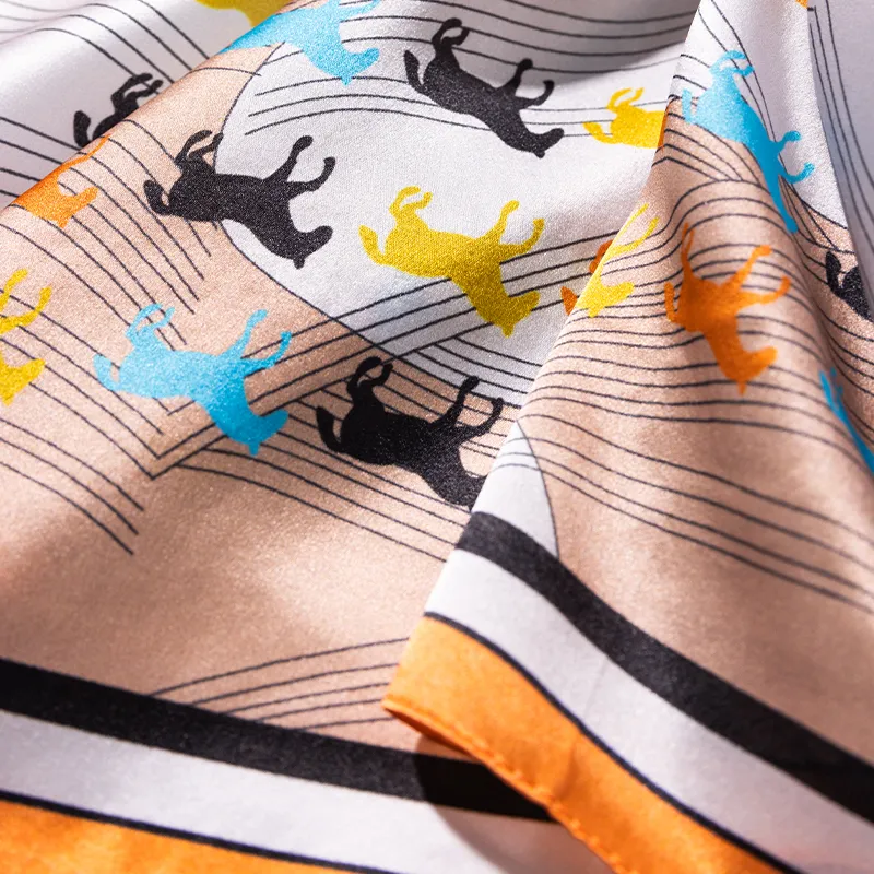 SILKUEEN 100% Mulberry Silk, Silk Scarves Women's-1