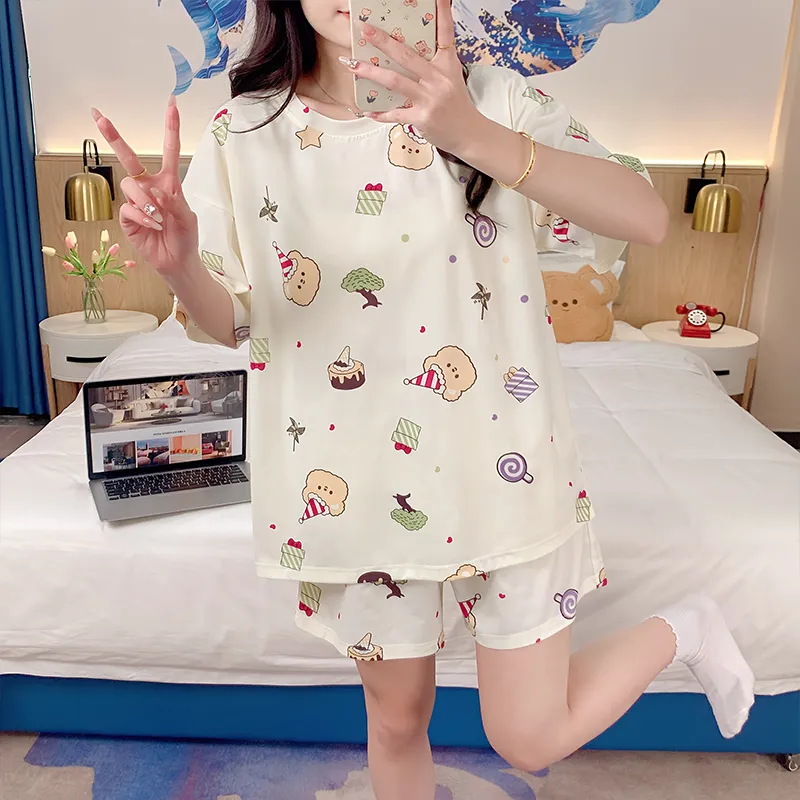 Cotton Gene Pajama Set Unisex Combo Set-38