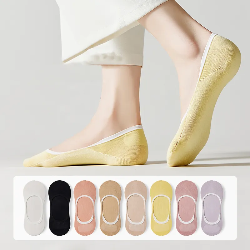 Cotton Gene No Show Socks Women's Combo Set-4