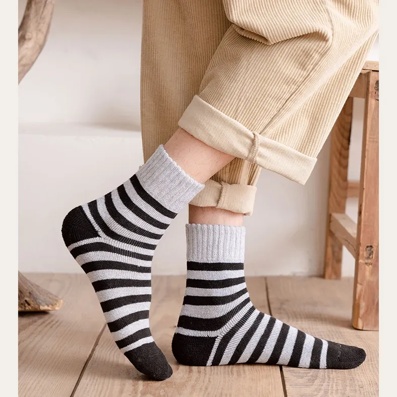 Cotton Gene Mid Calf Socks Unisex Combo Set-36