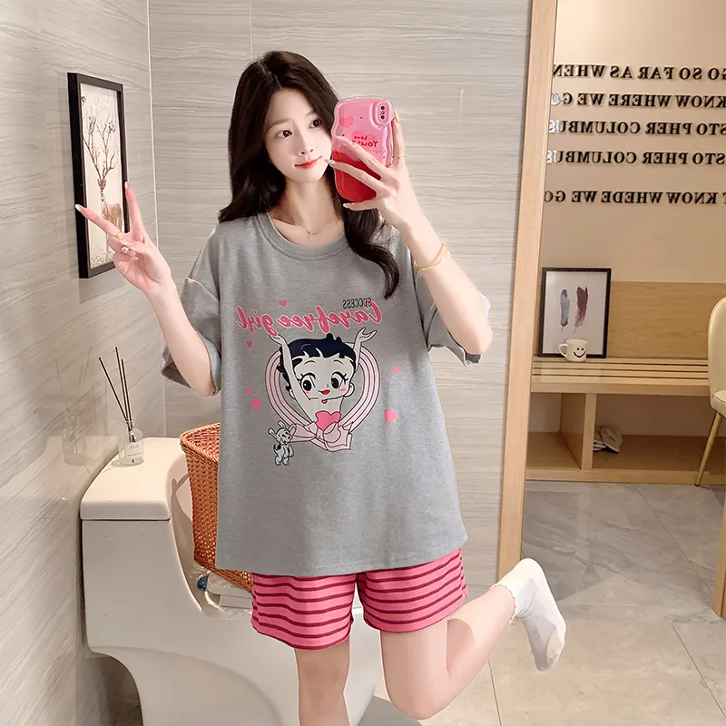 Cotton Gene Pajama Set Unisex Combo Set-75