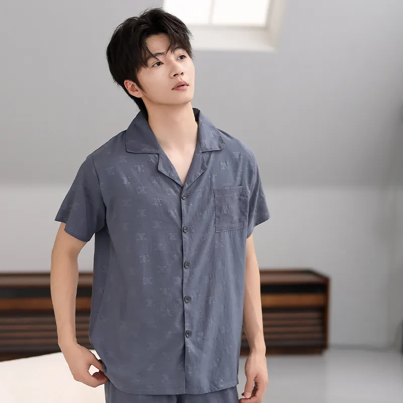 Cotton Gene Pajama Set Men's Combo Set-3
