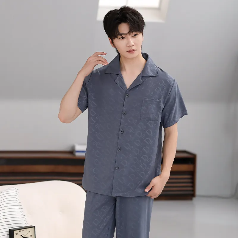 Cotton Gene Pajama Set Men's Combo Set-10