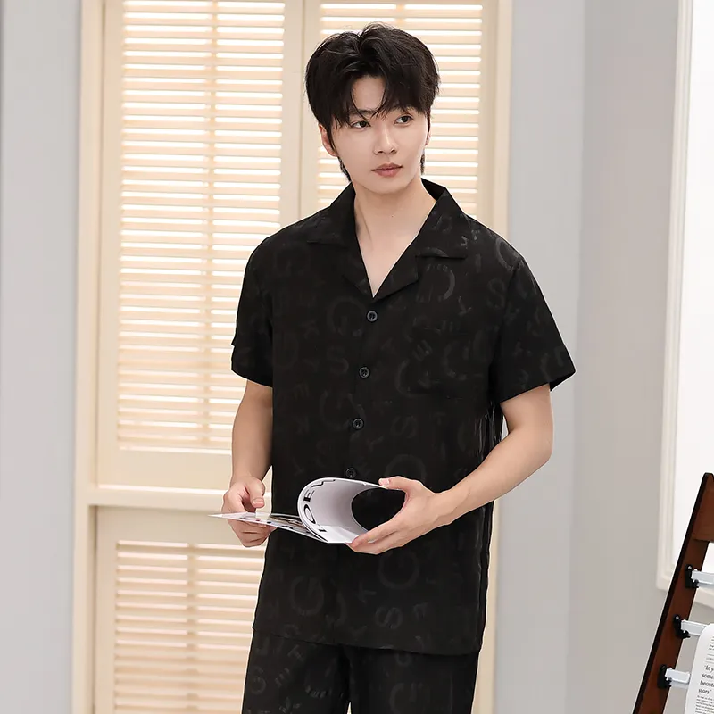 Cotton Gene Pajama Set Men's Combo Set-2