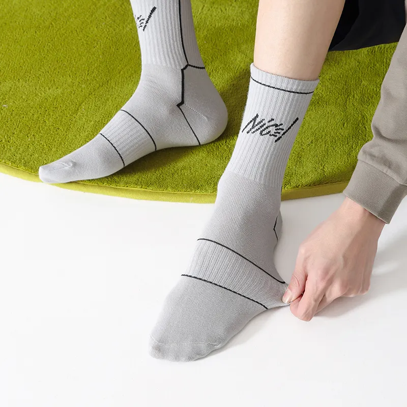Cotton Gene Mid Calf Socks Men's Combo Set-29