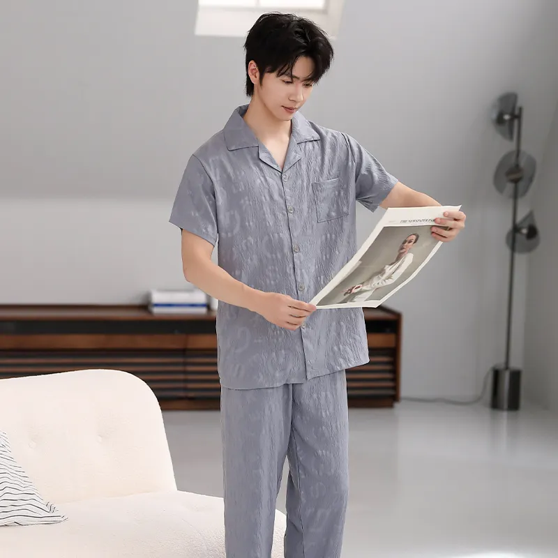 Cotton Gene Pajama Set Men's Combo Set-1