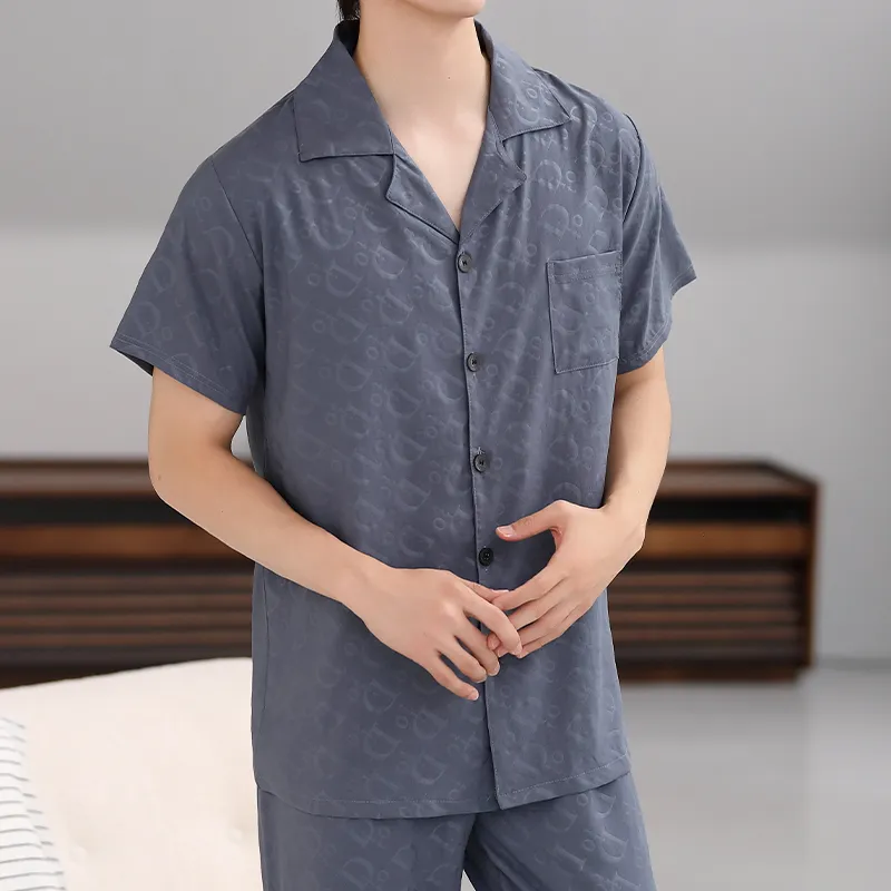 Cotton Gene Pajama Set Men's Combo Set-11