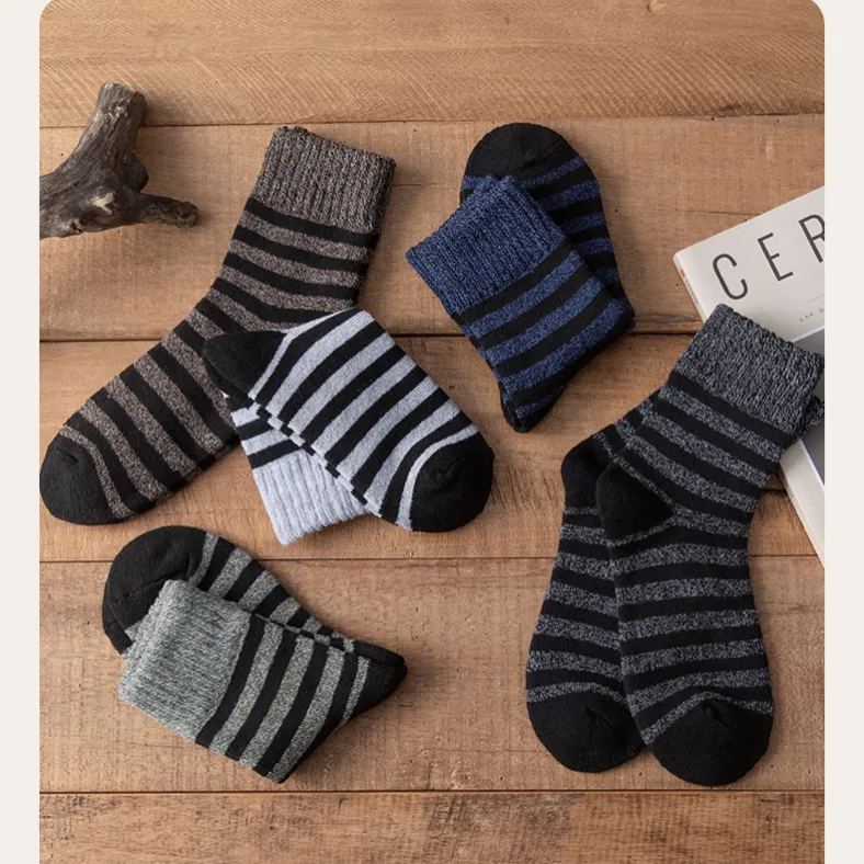 Cotton Gene Mid Calf Socks Unisex Combo Set-35