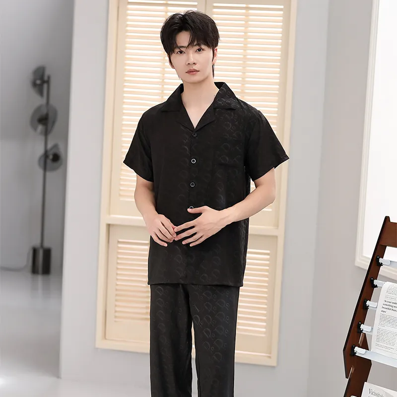 Cotton Gene Pajama Set Men's Combo Set-9