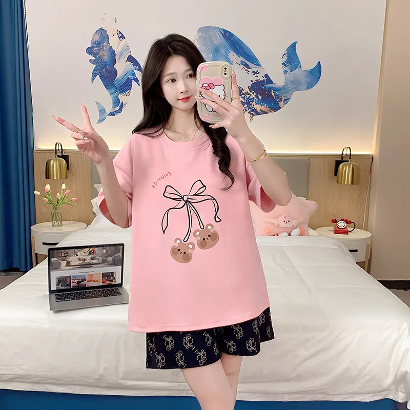 Cotton Gene Pajama Set Unisex Combo Set-74