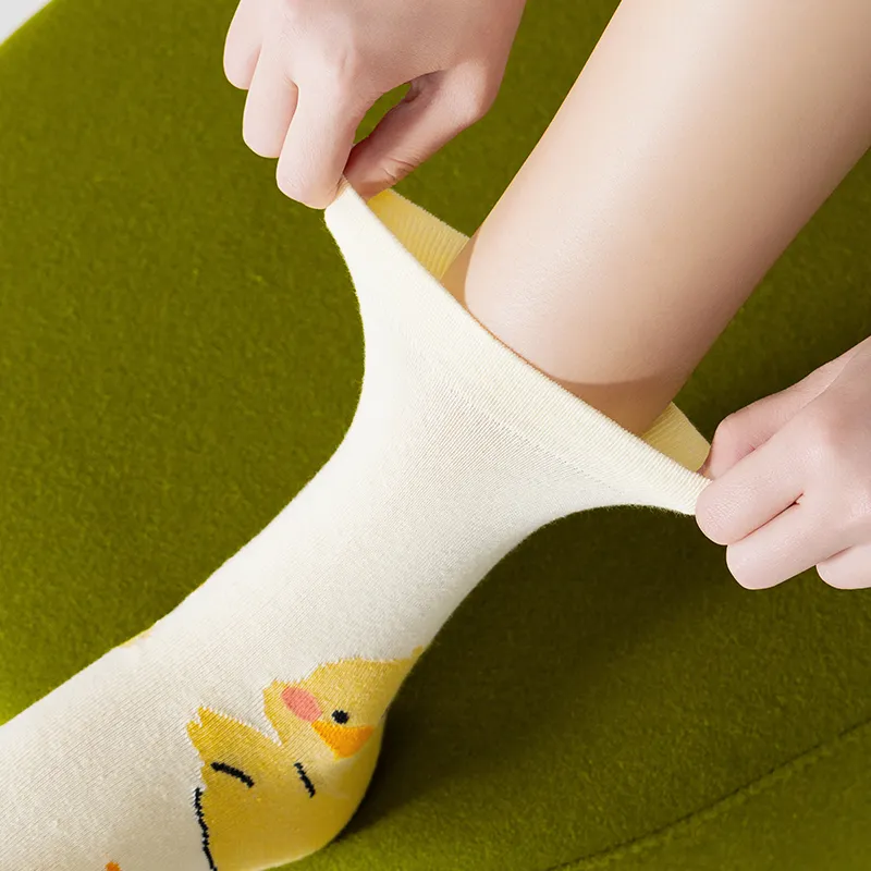 Cotton Gene Mid Calf Socks Women's Combo Set-23