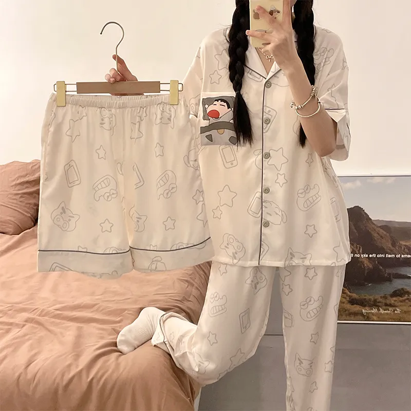 Cotton Gene Pajama Set Women's Combo Set-17