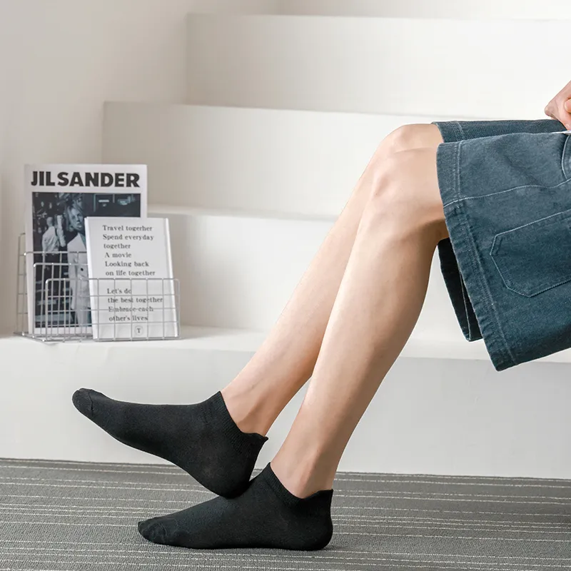 Cotton Gene Ankle Socks Unisex Combo Set-4