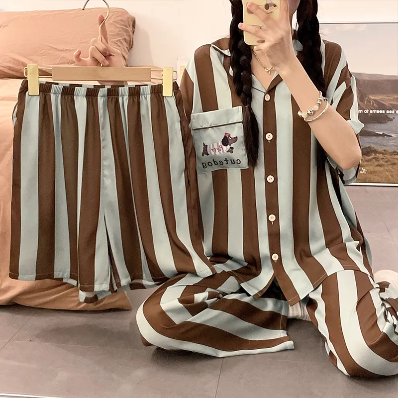 Cotton Gene Pajama Set Women's Combo Set-29