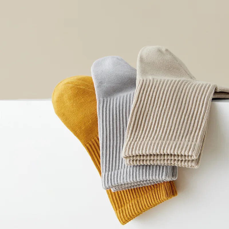 Cotton Gene Mid Calf Socks Men's Combo Set-5